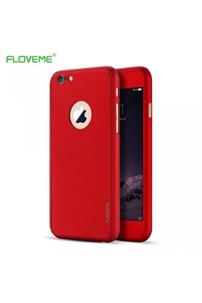 OEM Husă Apple iPhone 6 Plus/6S Plus, Full Body, roșie, acoperire completă la...