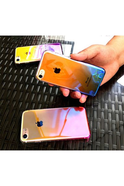 OEM Carcasă Huawei P20, Culoare Gradient Roz Chameleon / Roz