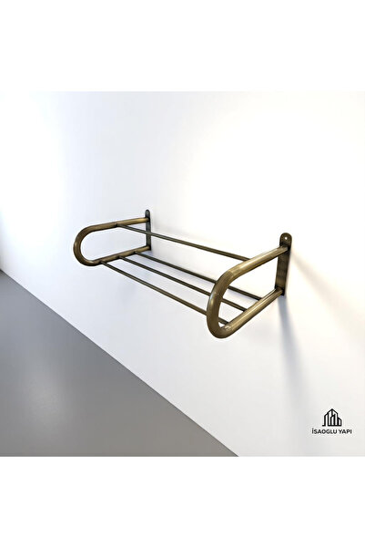 İSAOĞLU YAPI Antik Gold Havluluk Otel Tipi Raf Havluluk Premium Banyo Havlulu...
