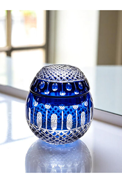 Akden Kristal Crystal Decor Cutting XL Czech Al Tableware Glass Napkin Ring