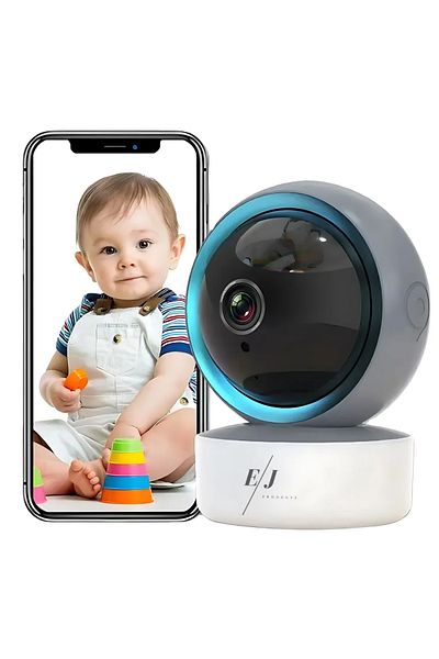 Spionescu WiFi video camera for babies and children, HD surveillance, night vision