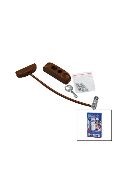 STOREMAX Emnyet Lock with Key with Brown Rope Star Buy Bz 1087243