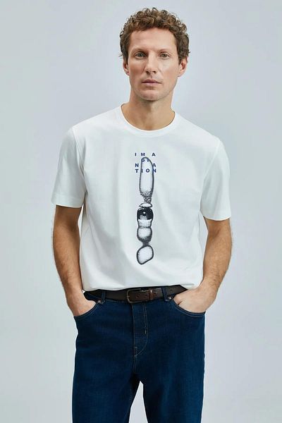 Lufian Tricou pentru bărbați Eye Modern Graphic 111020247