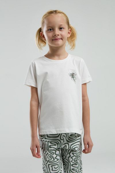 Arnetta 3303 Girl's Patterned Crew Neck Shorts Short Sleeve Pajama Set