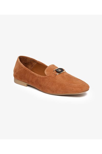 Greyder 59220 Sigaro Suede Genuine Leather Women's Loafer Shoes