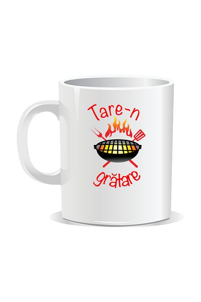 OEM Personalized mug with "tare" message, Tare-n gratare - White interior