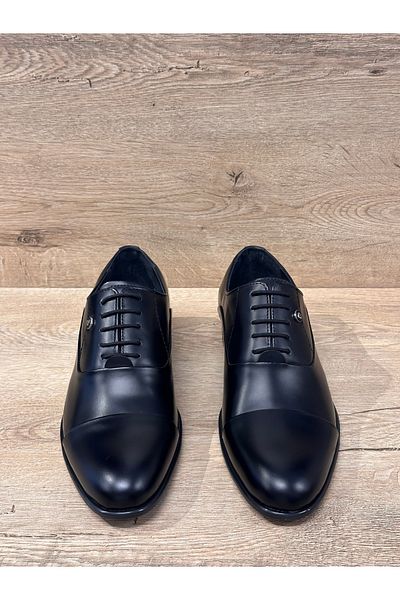 Pierre Cardin Δερμάτινα κλασικά παπούτσια γαμπρού με κορδόνια Neolit
