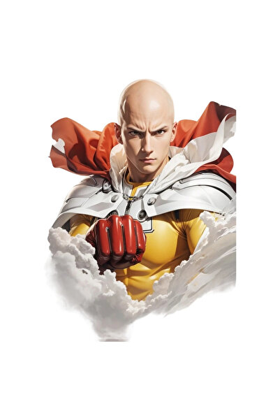 INOVATIX Set de 8 piese, autocolant Saitama, INOVATIX®. 6 cm