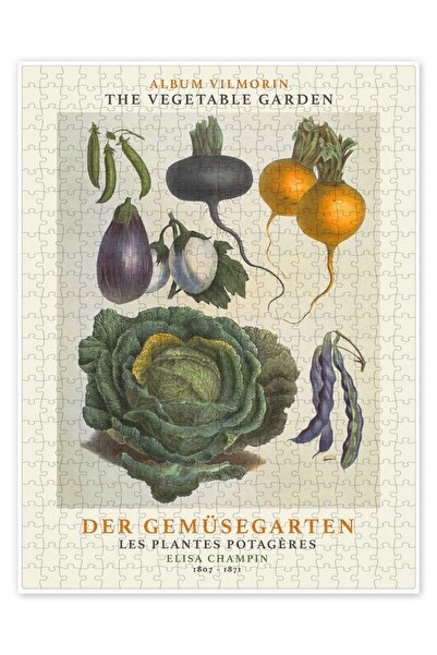 Jeronkarji Albüm Vilmorin, Sebze Bahçesi IX 500 Parça Puzzle Yapboz Mutfak Te...