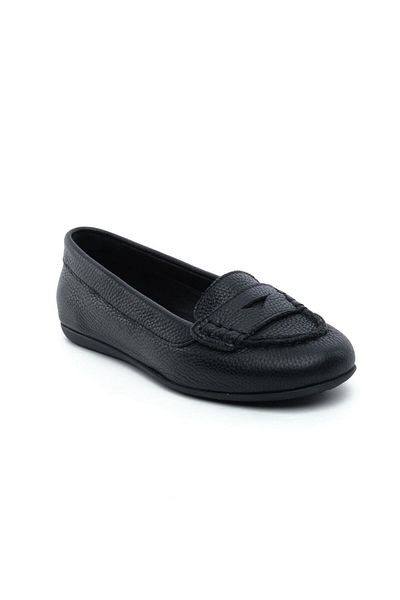 Greyder 34371 Black Genuine Leather Women's Casual Shoes