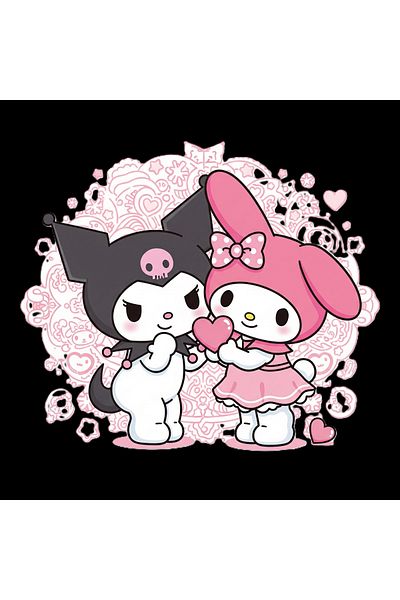 Maki Home Tricou din bumbac pentru fete Lilo Stitch III imprimat alb gri negru 5 6 7 8 9 10 11 12 13 14 ani