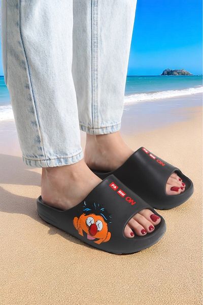 muhhu moda Slippers Comfortable Fit (Sesame Street) Patterned