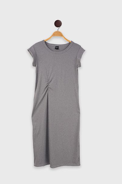Lilo Co Side Ruched Ribbed Dress