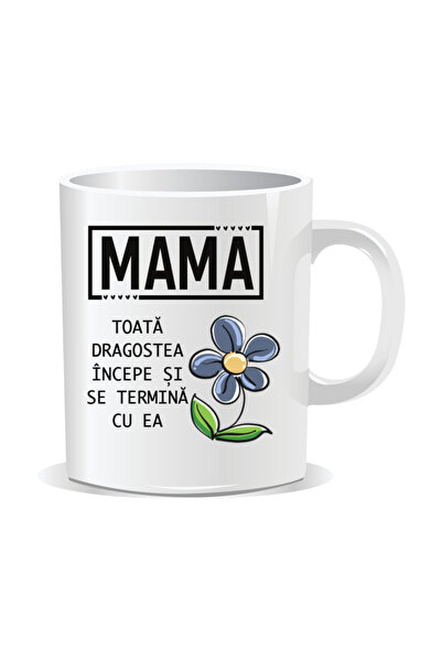 OEM Cana personalizata cu mesaje de 8 Martie pentru mame, Toata dragostea inc...