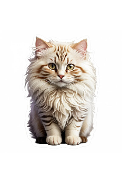 INOVATIX Σετ 8 τεμαχίων, Αυτοκόλλητο Γάτας Ragamuffin, INOVATIX®. 6 εκ.