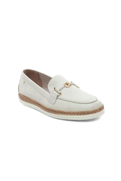 Greyder 59278 Off-White Genuine Leather Women's Casual Shoes