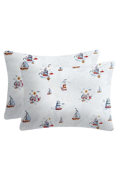 Lief Home 100% Cotton Baby Pillow Case 40X60 (2 Pieces)