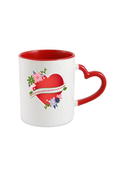 OEM Personalized mug for Valentines Day, Love is when you feel at home wherever you are