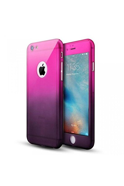 OEM Carcasă Apple iPhone 8, FullBody Gradient, acoperire completă la 360 de grade cu folie de protecție din sticlă gratuită