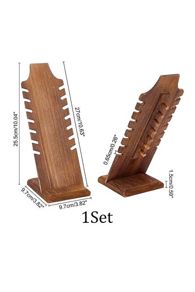 Buççin Wooden Jewelry Stand Jewelry Organizer Accessories Organizer Stand