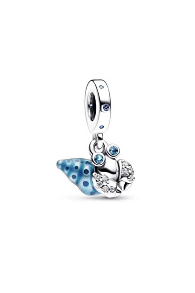 Violet Takı Karanlıkta Parlayan Deniz Kabuklu Yengeç Sallantılı Charm