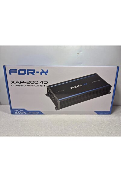 For-X Amfi – 4 x 200 RMS Ses ve Bass Amfisi – XAP-200.4D Oto Anfi