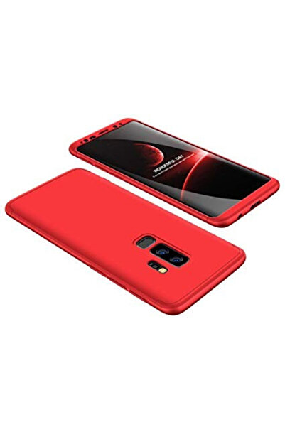 OEM Калъф за Samsung Galaxy S9, цял корпус, червен, 360-градусово покритие с ...