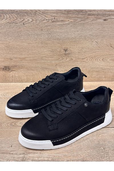 Pierre Cardin Lace-Up Ready Sole Genuine Nubuck Leather Casual Men's Shoes