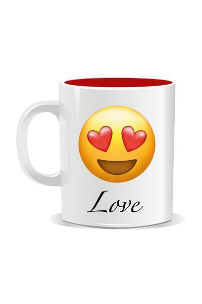 OEM Personalized mug with Emoji, Love