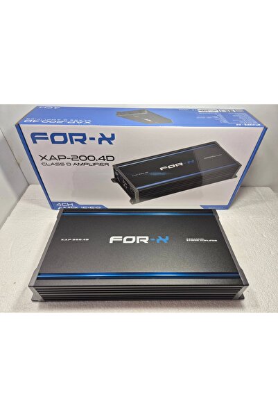 For-X Amfi – 4 x 200 RMS Ses ve Bass Amfisi – XAP-200.4D Oto Anfi