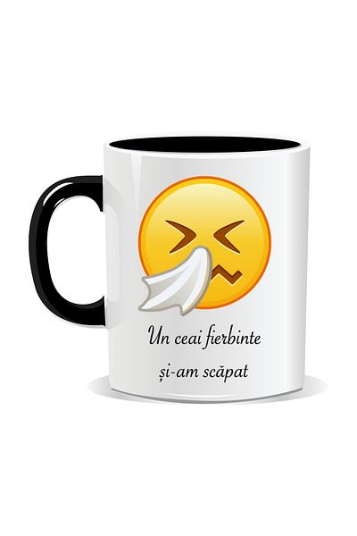 OEM Personalized mug with Emoji, I missed some tea