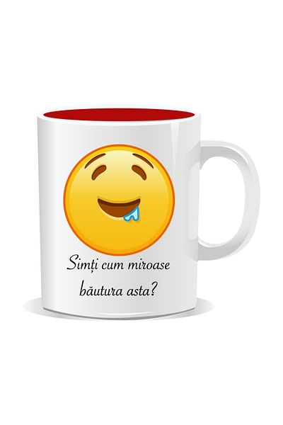 OEM Personalized mug with Emoji, Can you smell this drink?
