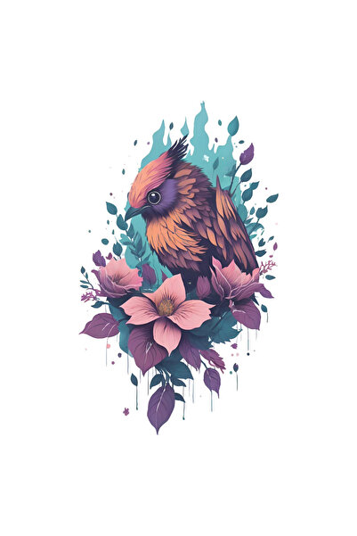 INOVATIX Set de 8 piese, autocolant Pasărea cea Mare, INOVATIX®. 6 cm