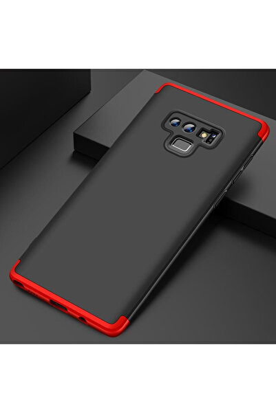 OEM Carcasă Samsung Galaxy S10, 360° 3 în 1, negru-roșu