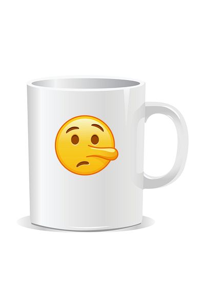 OEM Personalized Emoji Mug, Betrayed by Body Language