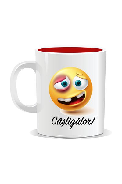 OEM Personalized Emoji Mug, Winner