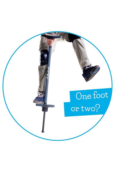 Chillafish Poogi - Pogo Stick - Blue (Teenager)