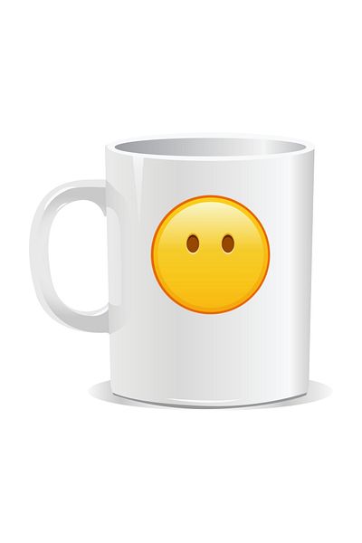 OEM Personalized mug with Emojis, Speechless, Speechless