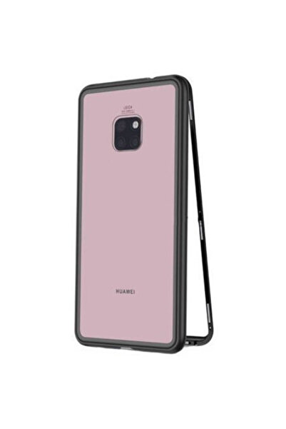 OEM Huawei MATE 20 PRO Μαγνητική θήκη Μαύρη, τέλεια εφαρμογή με πίσω μέρος απ...