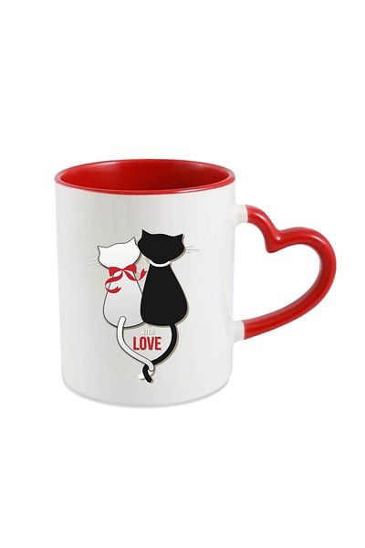 OEM Personalized mug for Valentines Day, With love - kittens