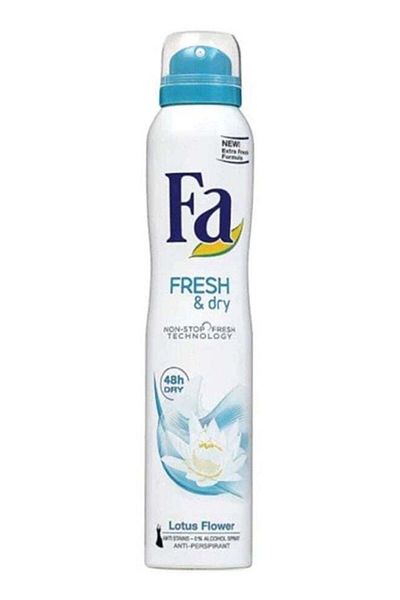 Fa Fresh And Dry Deodorant Spray With Lotus Flower Fragrance, 200ml