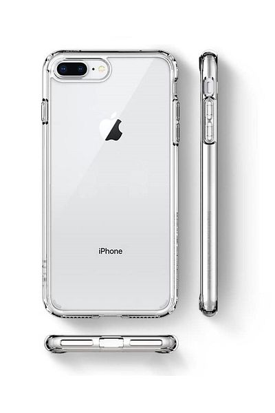 OEM Carcasă Apple iPhone 8 Plus, silicon TPU 2.0mm subțire, transparentă