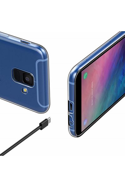 OEM Carcasă Samsung Galaxy A6, silicon TPU subțire, transparentă