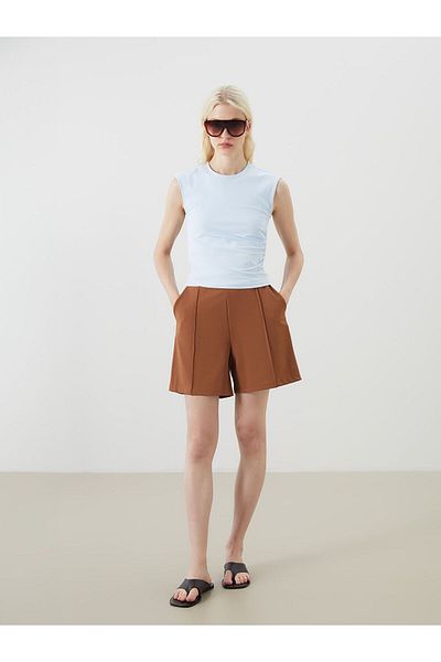 LC Waikiki Crew Neck Gathered Blouse