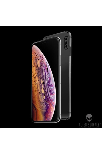 OEM ECRAN ALIEN SURFACE HD, iPhone XS MAX, SPATE, LATERALĂ + CADOU ALIEN FIBER