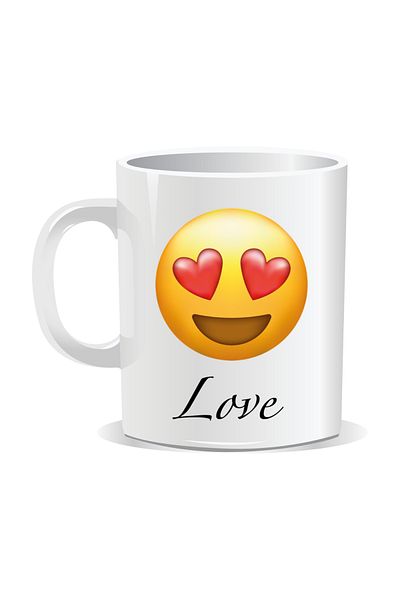 OEM Personalized mug with Emoji, Love
