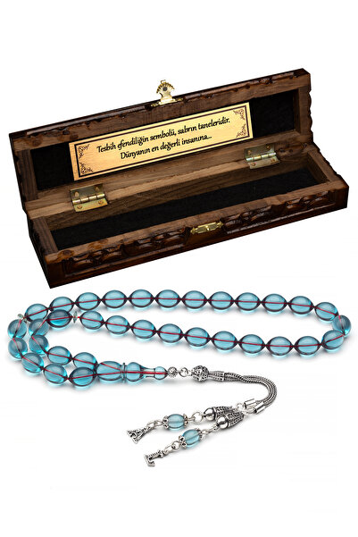 OTTOTESBİH Rozariu din argint certificat, ciucuri de argint, 8x11mm, 0.6mm, transparent, Delim Fire Amber