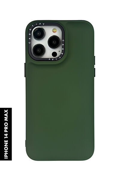 mooodcase iPhone 14 Pro Max Uyumlu Yumuşak Silikonlu Pillow Kılıf mchzr