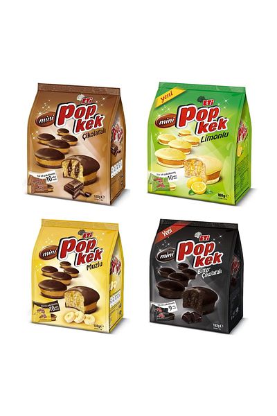 Eti Popkek Mini 4 Pack Mixed Pack