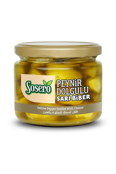 Sosero YELLOW PEPPER STUFFED WITH CHEESE 290G